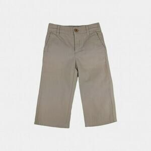 Janie & Jack Cream & Tan Pinstripe Pants